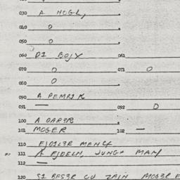 Eastern questionnaire, answ...