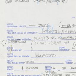 Western questionnaire, answ...