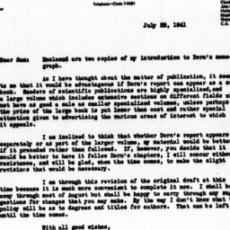 Letter from Michael M. Davi...