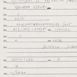 Eastern questionnaire, answ...