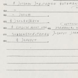 Eastern questionnaire, answ...