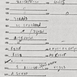 Eastern questionnaire, answ...