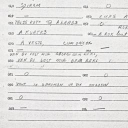 Eastern questionnaire, answ...