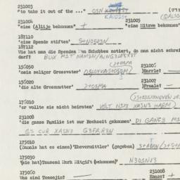 Western questionnaire, answ...