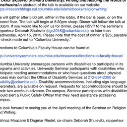 Announcements, 2015-04-28. ...