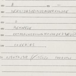 Eastern questionnaire, answ...