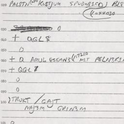 Eastern questionnaire, answ...