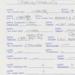 Western questionnaire, answ...