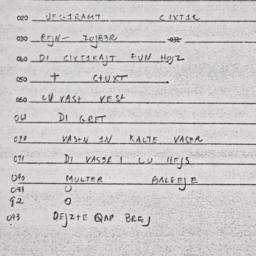Eastern questionnaire, answ...