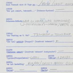 Western questionnaire, answ...