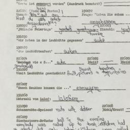 Western questionnaire, answ...
