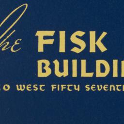 The
    Fisk Building, 250 ...