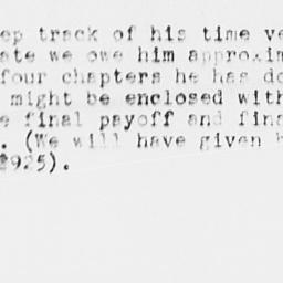 Memorandum from Florence An...