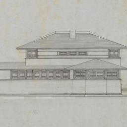 Working drawing #5: West el...