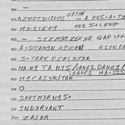 Eastern questionnaire, answ...