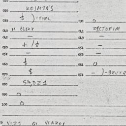 Eastern questionnaire, answ...