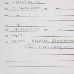 Eastern questionnaire, answ...