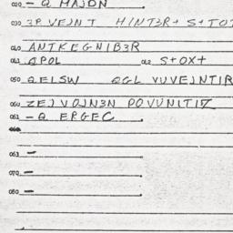 Eastern questionnaire, answ...