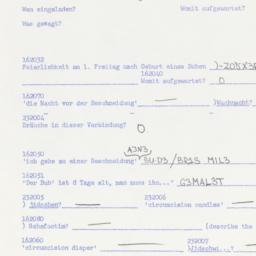 Western questionnaire, answ...