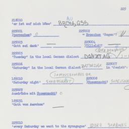Western questionnaire, answ...