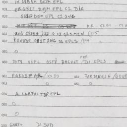 Eastern questionnaire, answ...