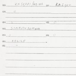Eastern questionnaire, answ...