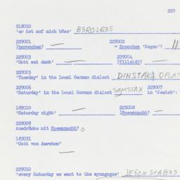 Western questionnaire, answ...