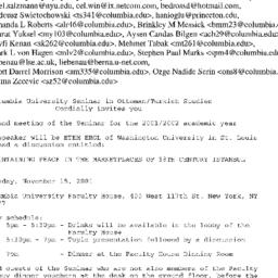 Announcements, 2001-11-15. ...