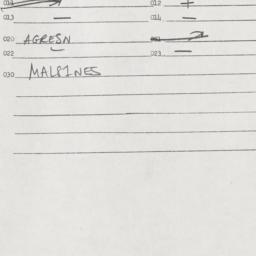 Eastern questionnaire, answ...