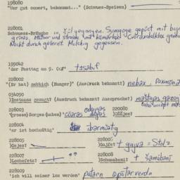 Western questionnaire, answ...