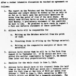 Memorandum regarding meetin...