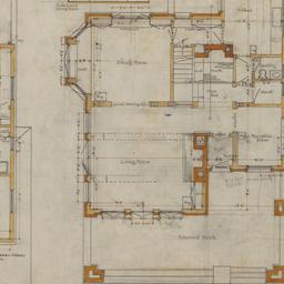 First, second floor plans