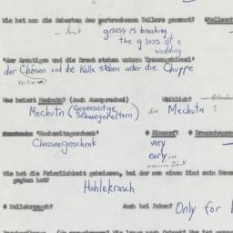 Western questionnaire, answ...