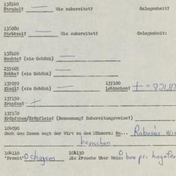 Western questionnaire, answ...