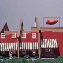 Model, exterior view.