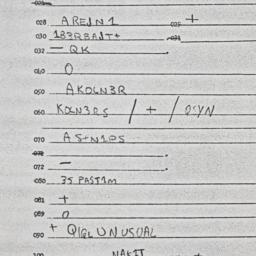 Eastern questionnaire, answ...