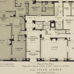 1020 Fifth Avenue, Plan Of ...