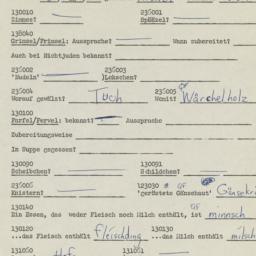 Western questionnaire, answ...