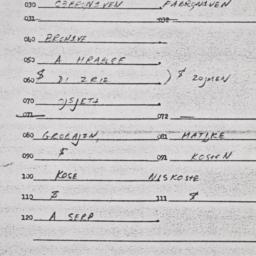 Eastern questionnaire, answ...