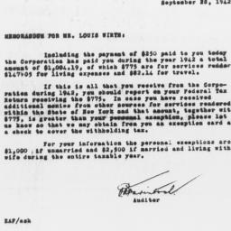 Memorandum from Ernest A. F...