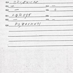 Eastern questionnaire, answ...