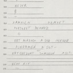 Eastern questionnaire, answ...