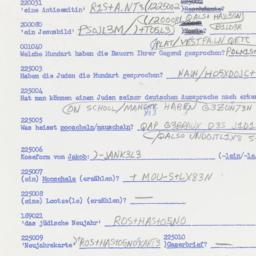 Eastern questionnaire, answ...