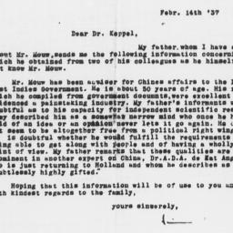 Letter from J.H. Huizinga t...