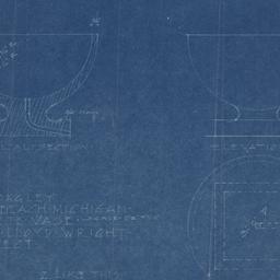 Concrete vase design details