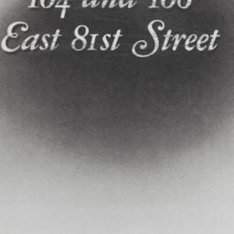 104 And 106 East 81st Stree...