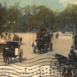 Entrance to Central Park, N...