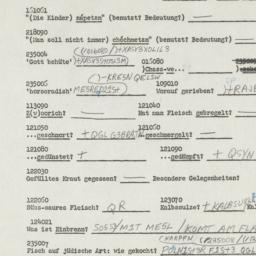 Western questionnaire, answ...