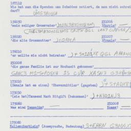 Western questionnaire, answ...