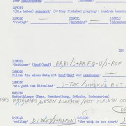 Western questionnaire, answ...